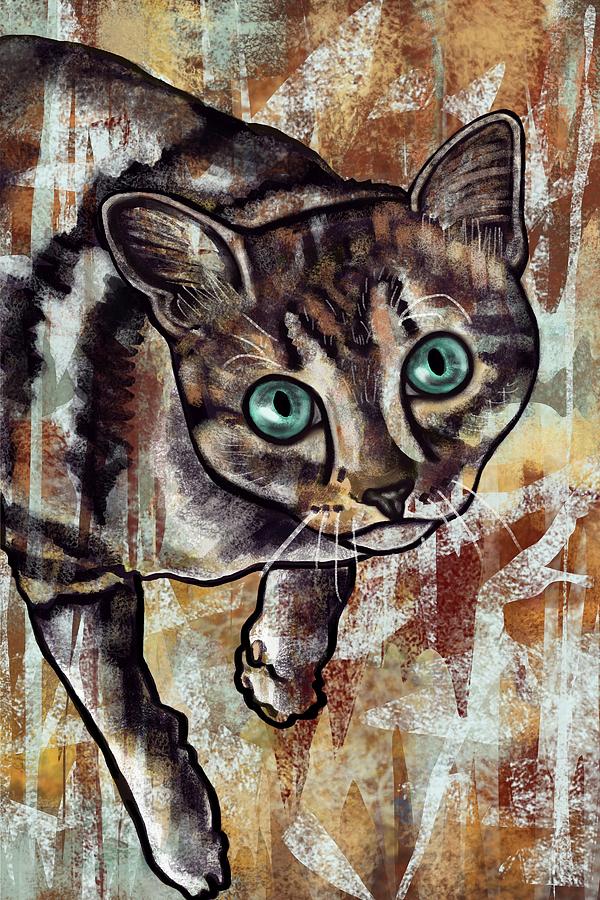 Street Cat Digital Art by Paul Dutka - Fine Art America