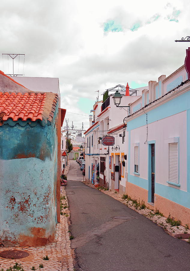 Street in Alvor Portugal Photograph by Jeff Townsend