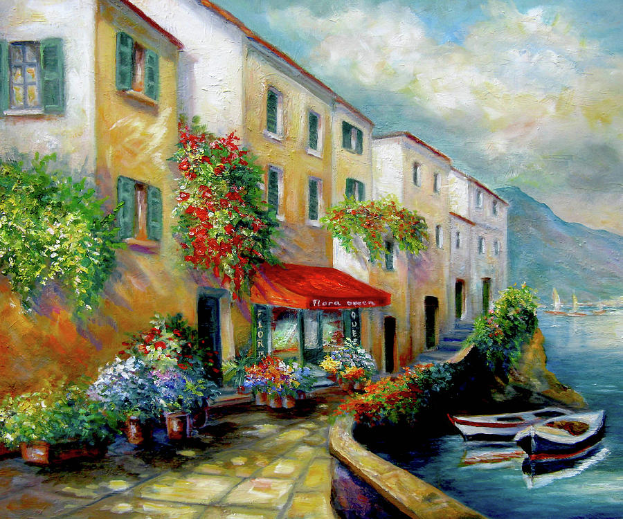 Italian Street Scene Paintings