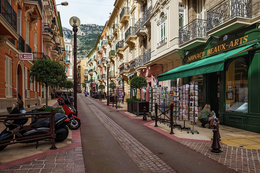 Street in Monaco Principality Photograph by Artur Bogacki