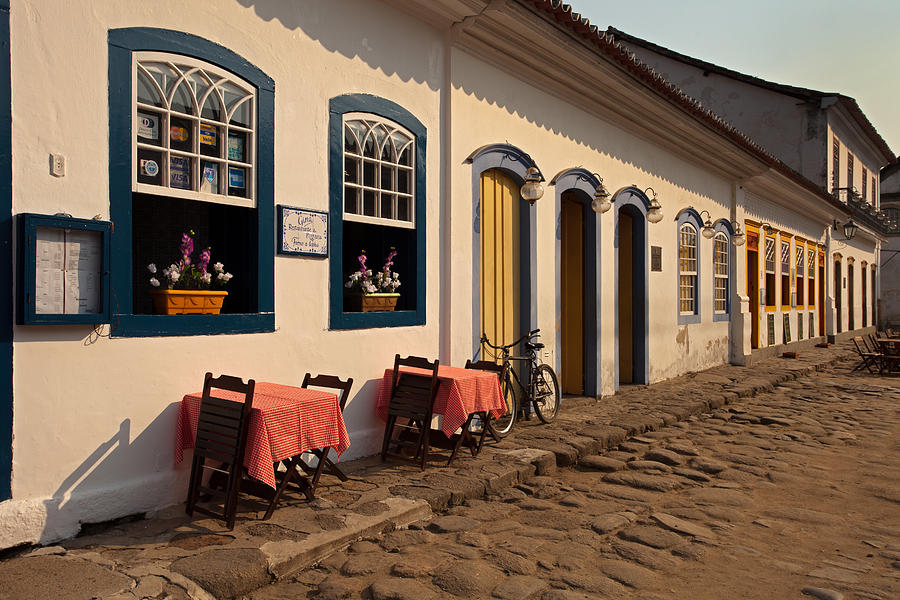 Street in Paraty Old town Photograph by Aivar Mikko