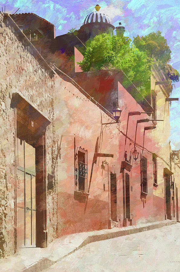 Street in San Miguel de Allende 1 Photograph by Rob Huntley