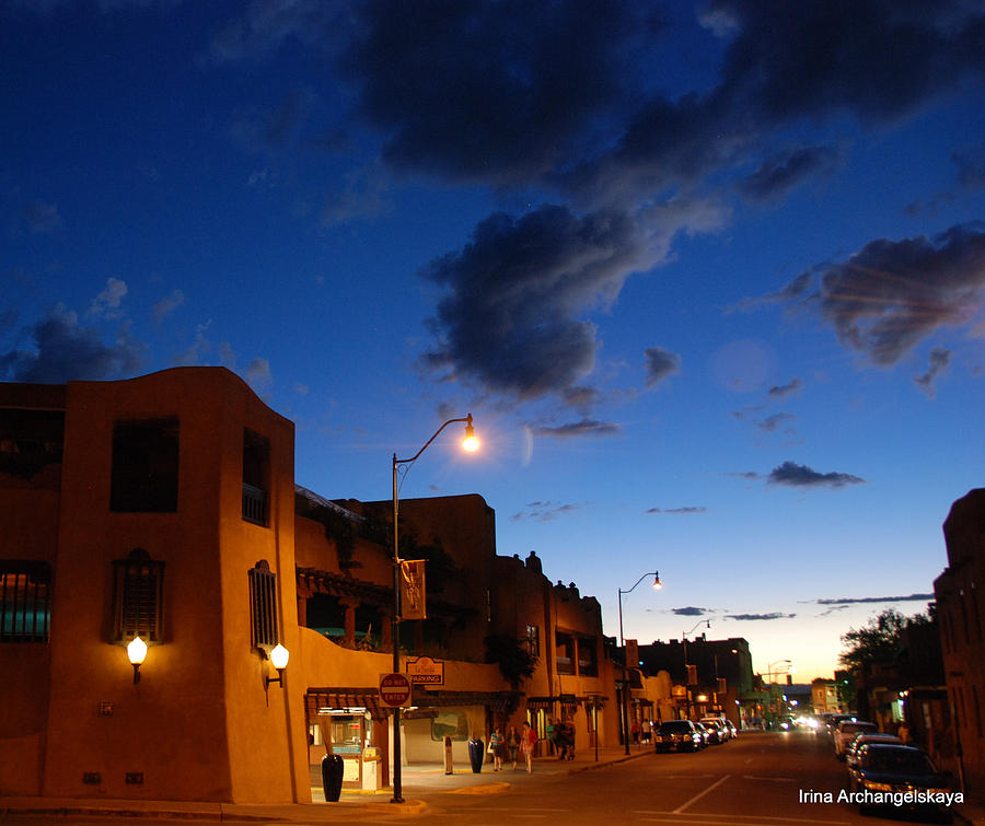 Street in Santa Fe Photograph by Irina ArchAngelSkaya