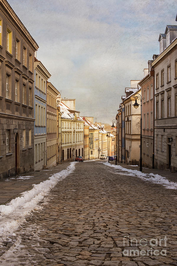 Street in Warsaw, Poland Photograph by Juli Scalzi