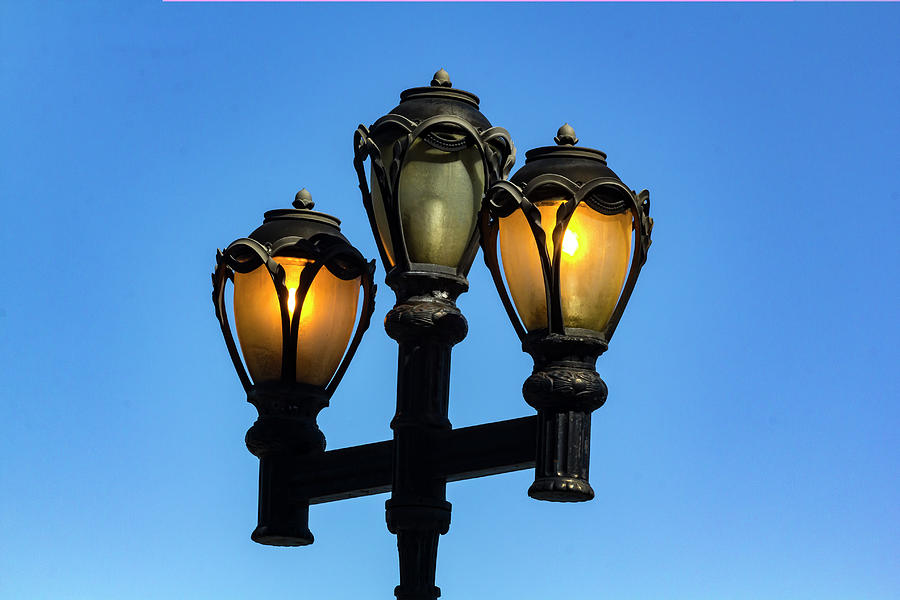 Street Lamps - Daytime Photograph by Robert Ullmann