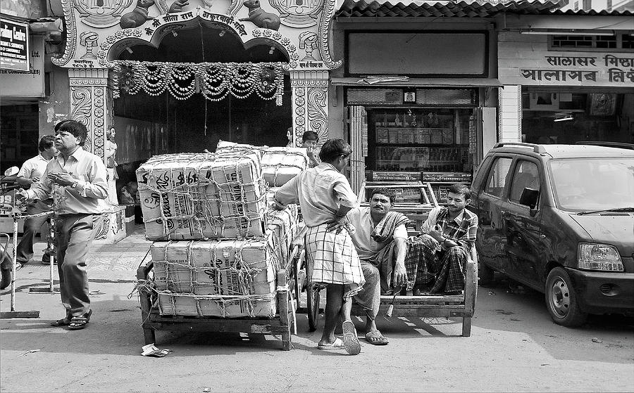 Street life in Guwahati Photograph by Roberto Pagani