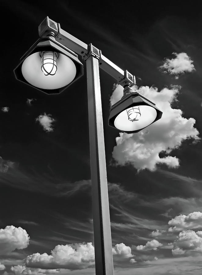 Street Lights Among the Clouds Photograph by Cate Franklyn Street Lights Among the Clouds Photograph by Cate Franklyn
