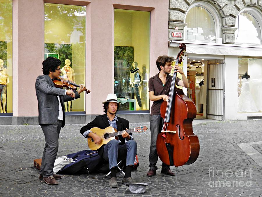 Street Musicians In Mainz Photograph