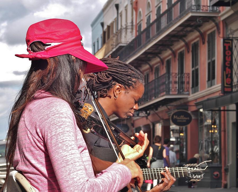New Orleans Photograph - Street Musicians by William Morgan