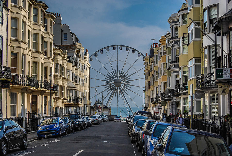 Summer Photograph - Street of Brighton  by Marius  Mangevicius 