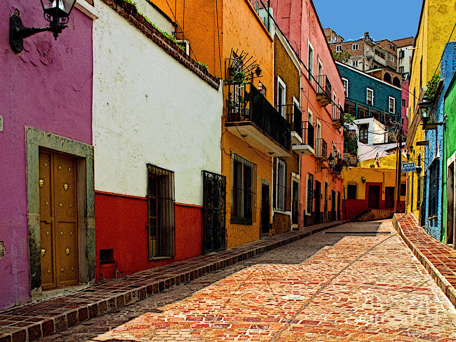 Street Of Color Guanajuato 5 Photograph By Mexicolors Art Photography