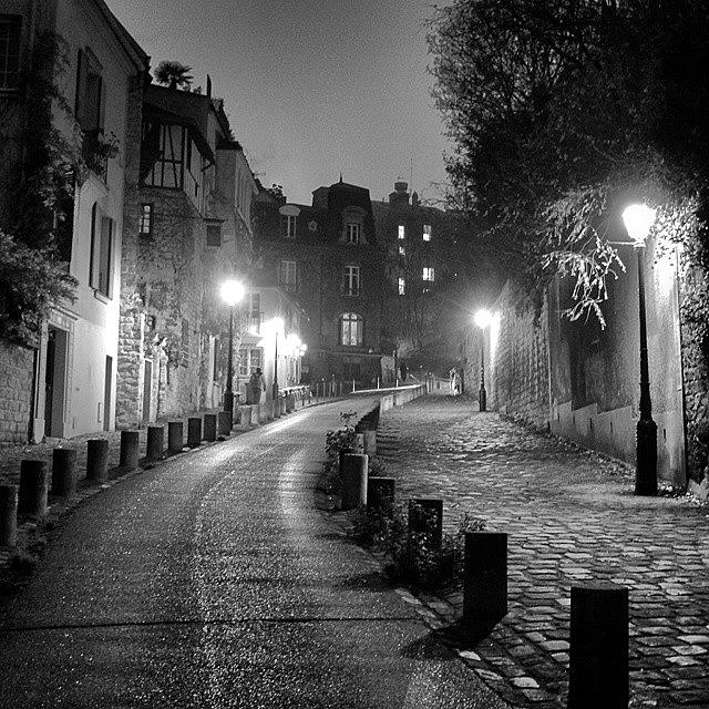 Paris Photograph - #street Of #montmartre. #paris #france by Marco P