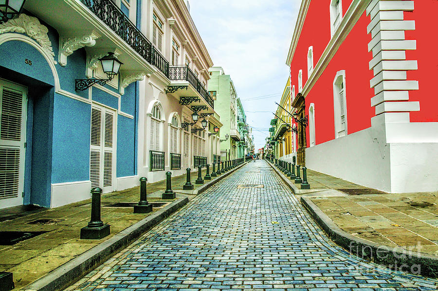 Street Of Old San Juan, Puerto Rico Photograph by Felix Lai