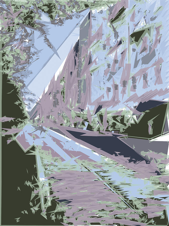 City Digital Art - Street on a River by Poster Book City Digital Art - Street on a River by Poster Book