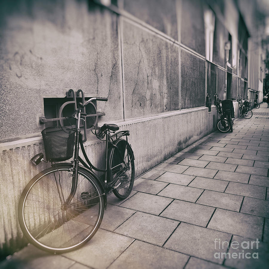 Street Photo Bicycle Photograph by Justyna Jaszke JBJart