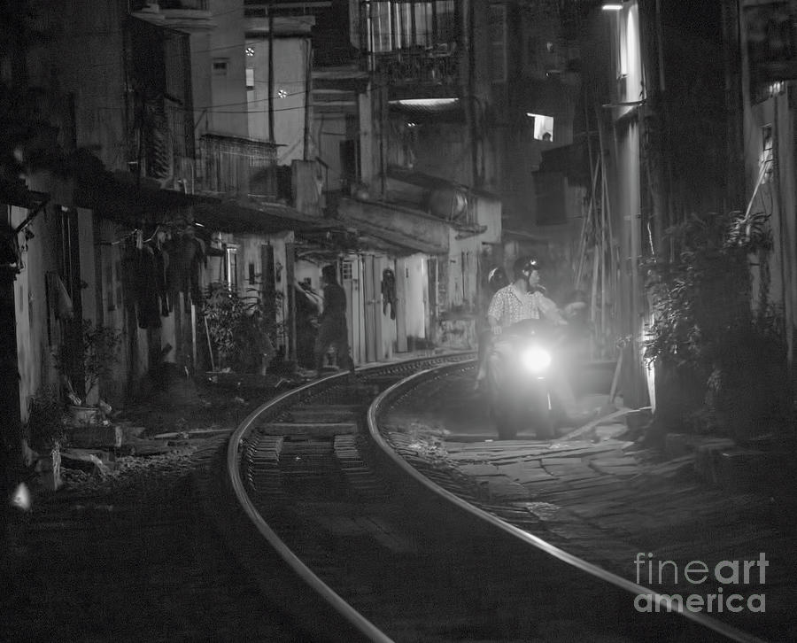 Street Photography Midnight Hanoi  Photograph by Chuck Kuhn