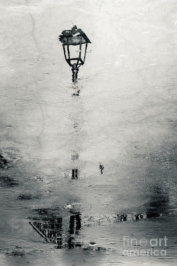 Street Pole Reflection Photograph by Dimitar Hristov
