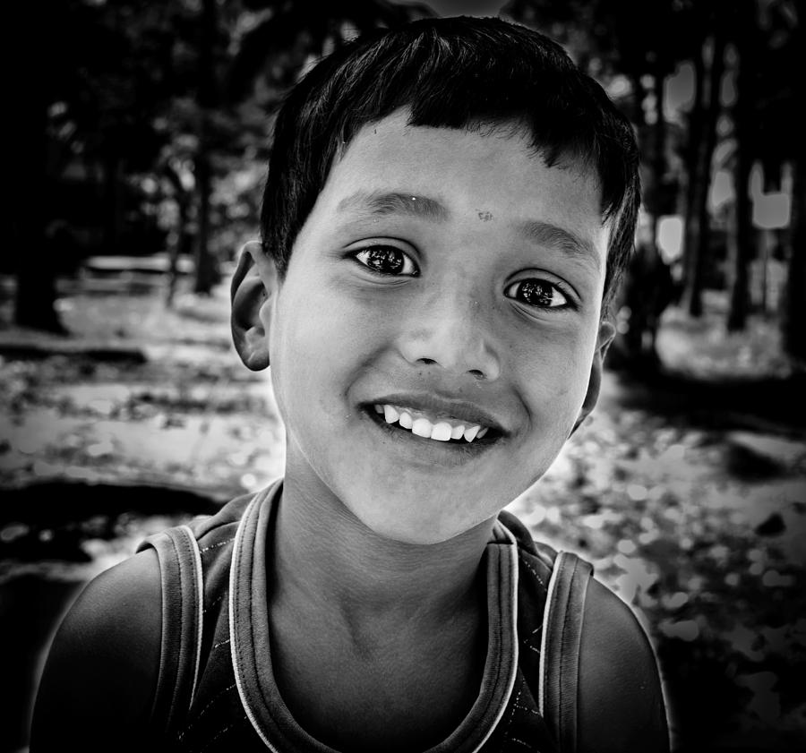 Black And White Photograph - Street Portrait by Arjun Ramesh