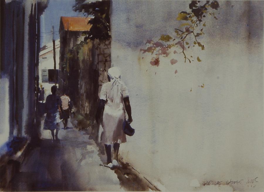 Montserrat Painting - Street Scene in Montserrat by Charles Hawes