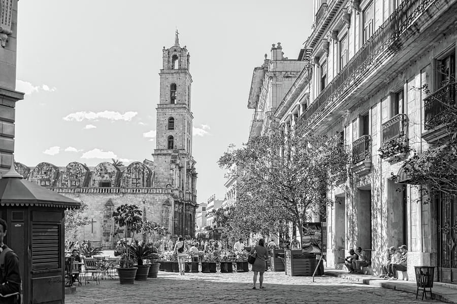 Street scene in Old Havana Photograph by Sharon Popek