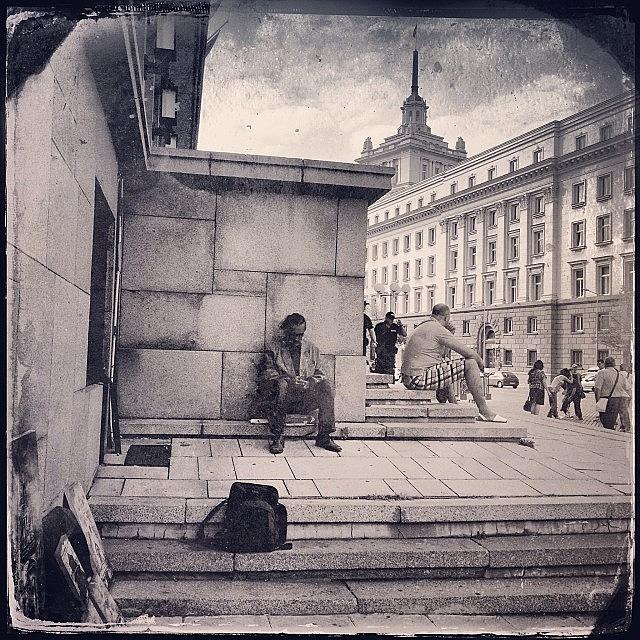 P Photograph - Street Scene #sofiatoday by Valentina Petrova