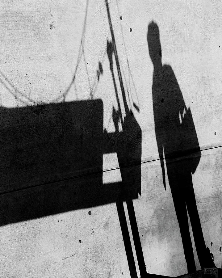Abstract Shadows III BW Photograph by David Gordon