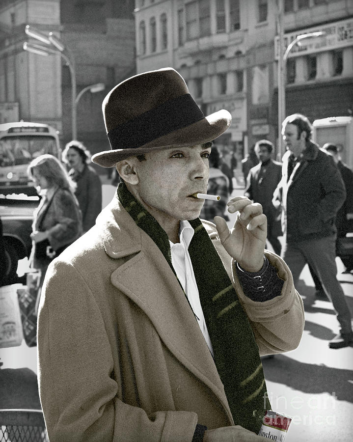 Street Smoking Man Photograph by Martin Konopacki