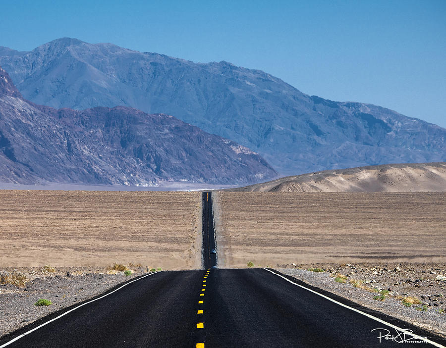 Street through Death Valley Photograph by Patrick Boening