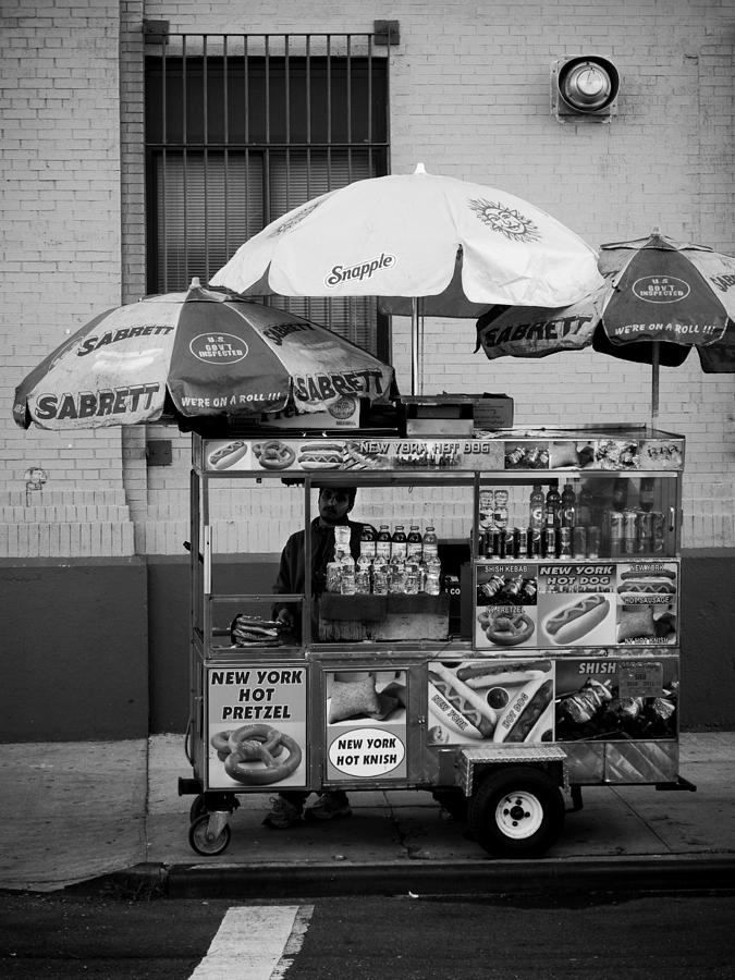 New York City Photograph - Street Vendor by Darren Martin