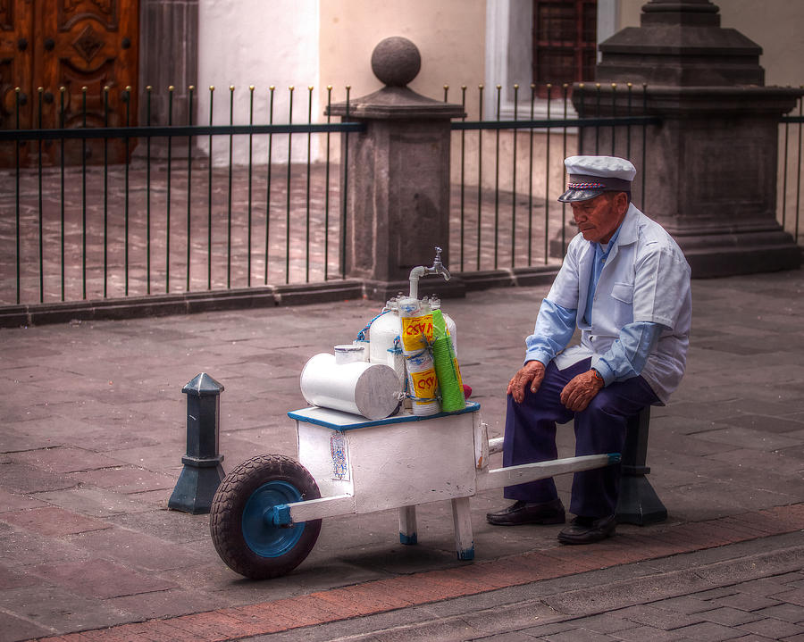 Street Vendor Photograph by Stephen Dennstedt