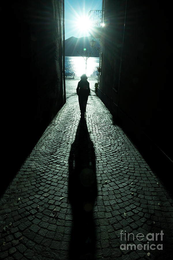 Street with Sunbeam Photograph by Mats Silvan