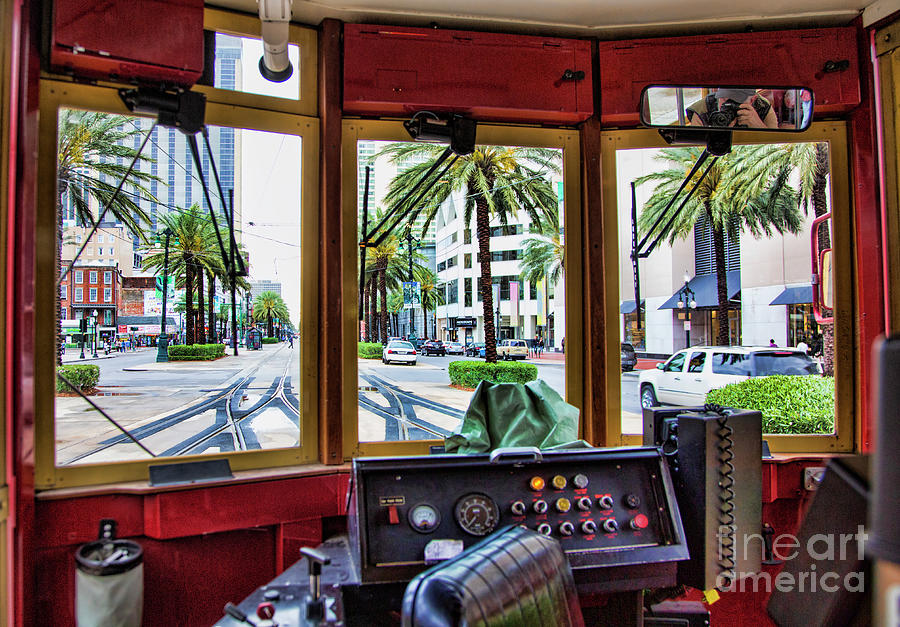 Streetcar Interior New Orleans  Photograph by Chuck Kuhn