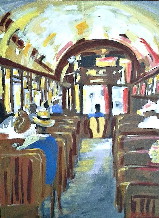 Streetcar of next Painting by Kerin Beard