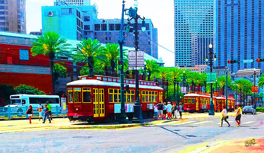 Streetcars in New Orleans Photograph by CHAZ Daugherty