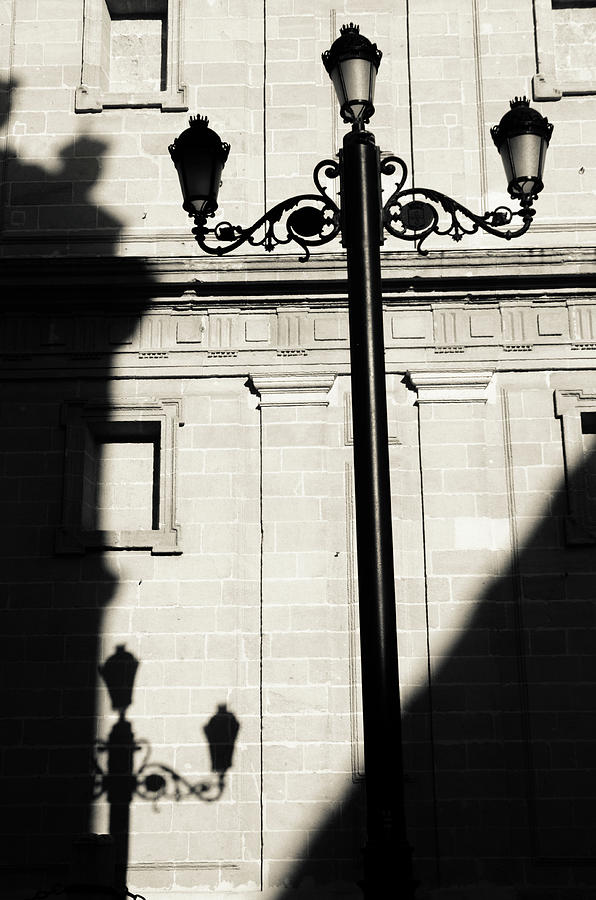 Streetlights shadow Photograph by AM FineArtPrints