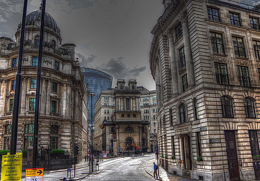 Streets in London Photograph by Karen McKenzie McAdoo