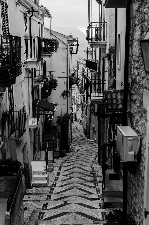 Streets of Caramanico - Italy  Photograph by AM FineArtPrints
