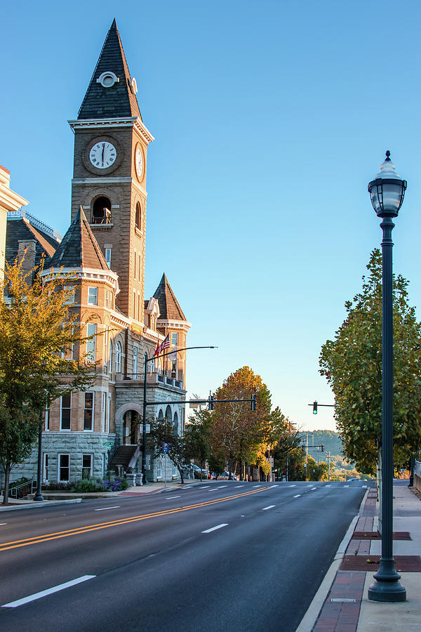 Streets of Downtown Fayetteville Arkansas Photograph by Gregory Ballos ...