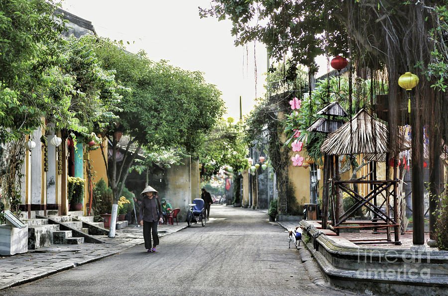 Streets of Hoi An III Photograph by Chuck Kuhn
