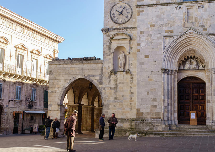 Streets of Italy - Guardiagrele Cathedral 3 Photograph by AM FineArtPrints
