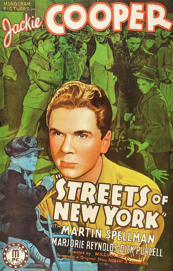 Streets of New York 1939 Mixed Media by Mountain Dreams