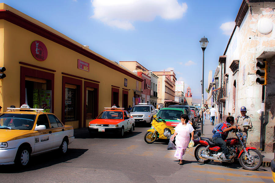 Streets of Oaxaca Mexico 1 Photograph by Lee Santa