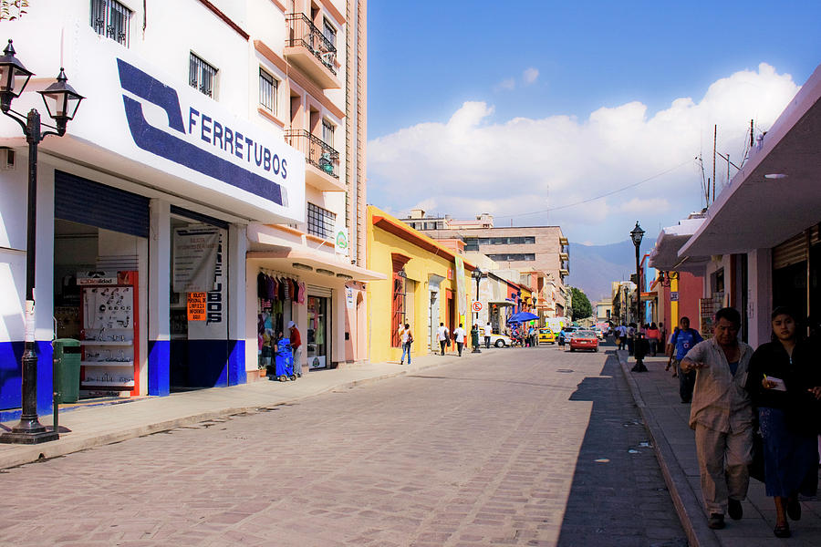 Streets of Oaxaca Mexico 2 Photograph by Lee Santa