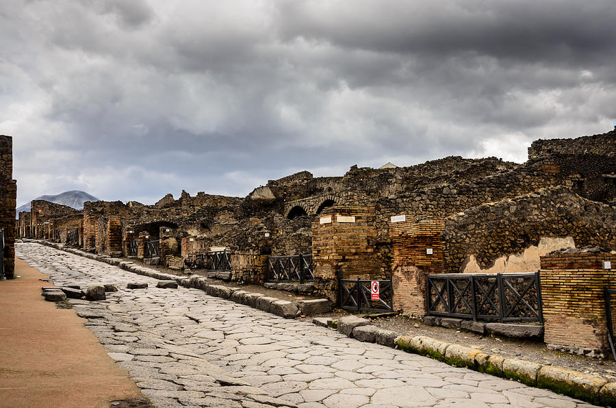 Streets of Pompeii Photograph by Debra Martz