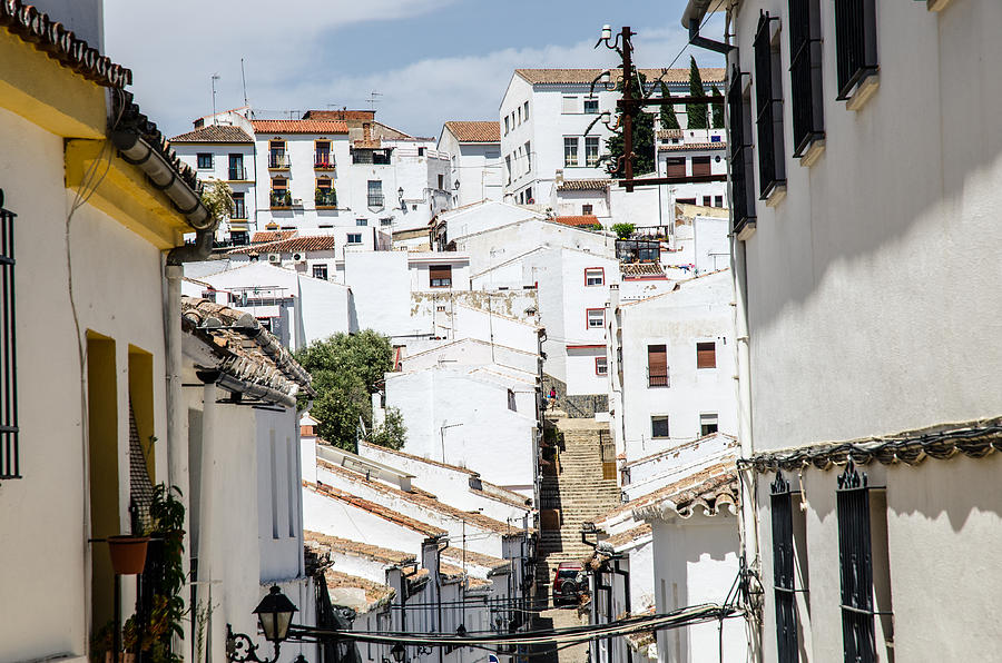 Streets of Ronda - Spain 1 Photograph by AM FineArtPrints