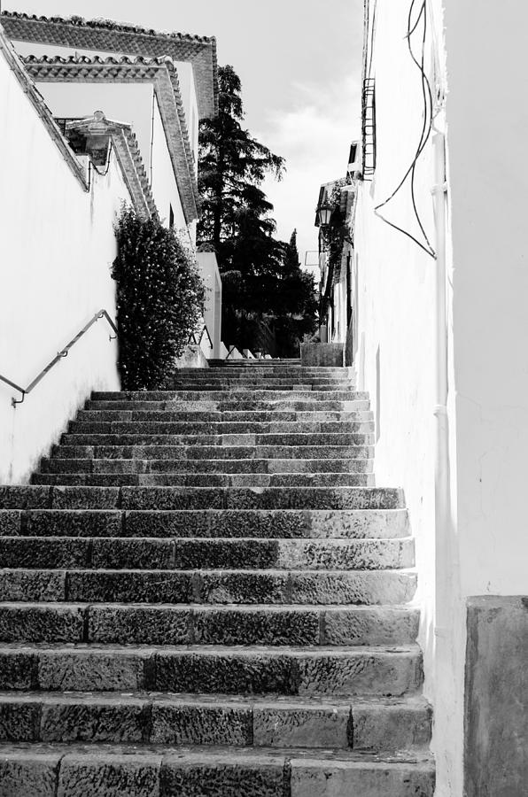 Streets of Ronda - Stairs  Photograph by AM FineArtPrints