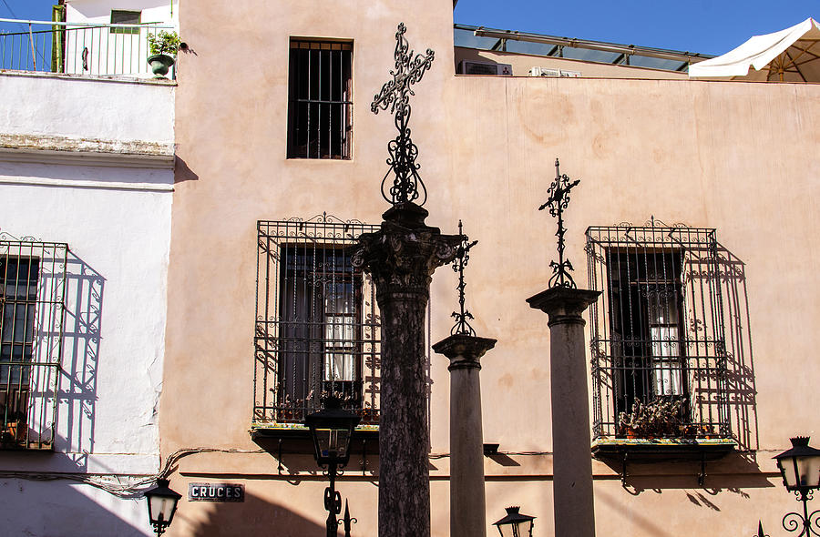 Streets of Seville - Calle de las Cruces 3 Photograph by AM FineArtPrints