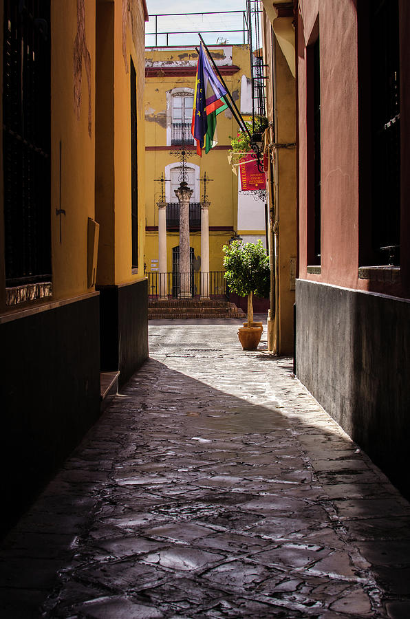 Streets of Seville - Calle de las Cruces Photograph by AM FineArtPrints