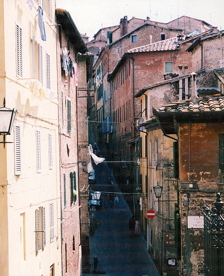 Streets of Siena Photograph Photograph by Kimberly Walker