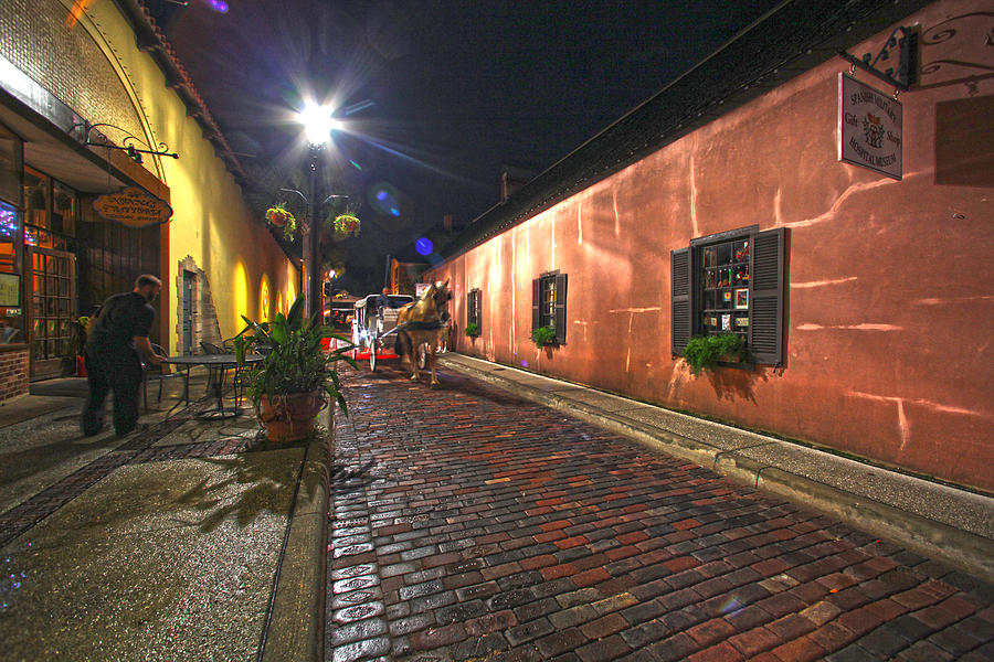 Streets of St Augustine Photograph by Robert Och